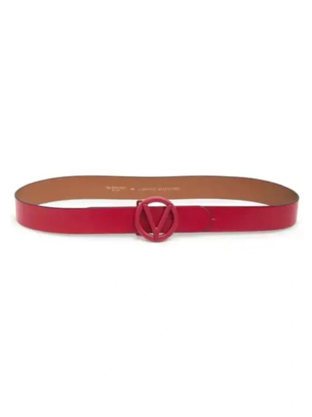 Valentino Guisy VLogo Round Buckle Belt